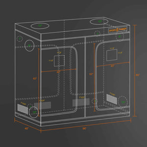 240 X 120 X 200cm Grow Tent | Spider Farmer | 1680D