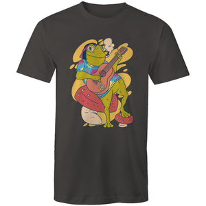 Mens Frog Playing Guitar T-Shirt