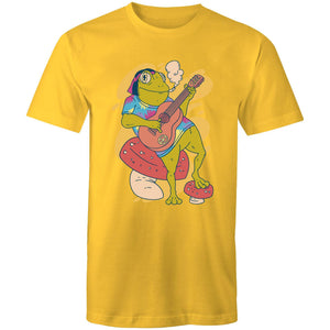 Mens Frog Playing Guitar T-Shirt