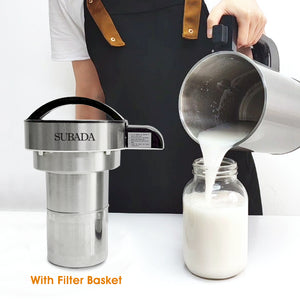 7-in-1 Plant-Based Milk & Soup Maker With Inbuilt Filter Design | 304 Stainless Steel