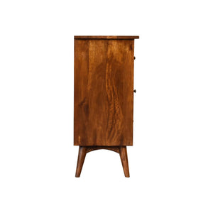 8-Drawer Chest of Drawers | Solid Wood | Chestnut Finish