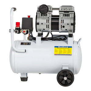 Quiet Air Compressor | 24L | 0.75HP Oil-Free | 40L/min Tyre Inflator