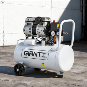 Quiet Air Compressor | 30L | 0.75HP Oil-Free | 40L/min Tyre Inflator