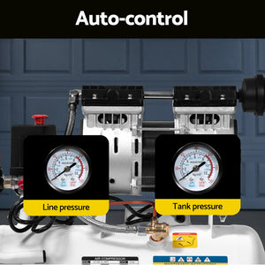 Air Compressor | 24L | Oil-Free Electric Portable Inflator | 40L/min 115PSI