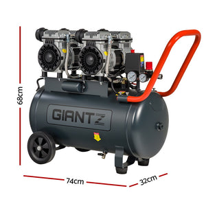 Oil-Free Air Compressor | 50L | 3.0HP | 200L/min High Flow Inflator