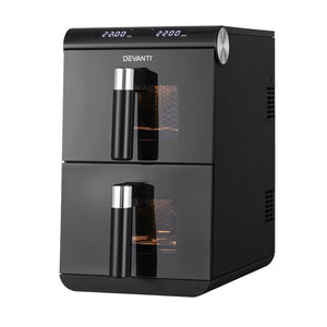 Devanti Air Fryer Oven | 11L | Dual Zone | Multifunctional Cooking