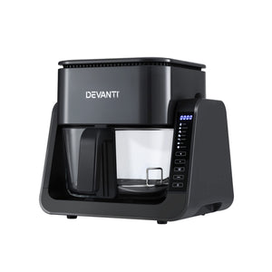 2-in-1 Air Fryer 5.5L | Dual Zone | Electric Cooker | Top Grill