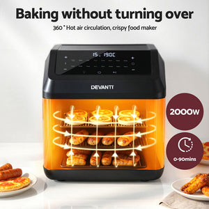 Air Fryer 13L | Digital LCD Oven Fryer | Multi-Function Cooking Appliance