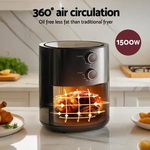 Air Fryer | 4L | Knob Control | 1500W