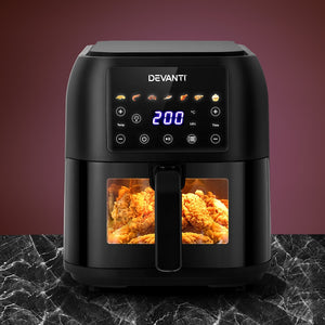 Devanti Air Fryer | 8L | LCD Fryers