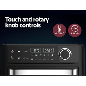 Devanti Air Fryer | 15L | LCD Fryers Oven