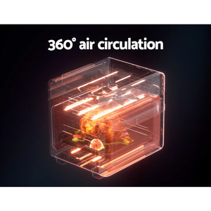 Devanti Air Fryer | 15L | LCD Fryers Oven