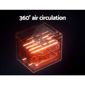 Devanti Air Fryer | 20L | LCD Fryers Oven