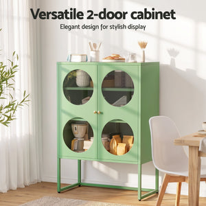 ArtissIn Buffet Sideboard Metal Cabinet - ELLA Green