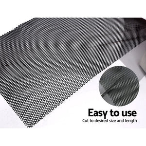 Gardeon Gutter Guard | Aluminium Mesh | 60M | 100x20cm | Black