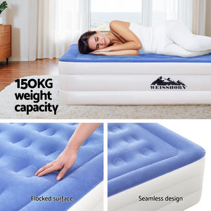 Air Mattress Single | 46cm Inflatable Cube Airbed
