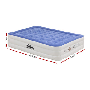 Air Mattress Queen | 46cm Inflatable Cube Bed