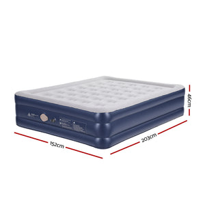 Queen Air Mattress | Inflatable Bed 46cm Height | Portable Air Bed