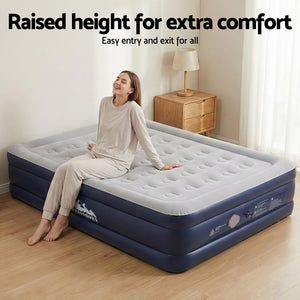 Queen Air Mattress | Inflatable Bed 46cm Height | Portable Air Bed