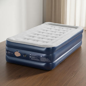 Single Air Mattress | Inflatable Bed 46cm Height | Portable Air Bed