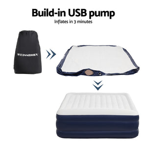 Air Mattress Double | Inflatable Bed | 46cm Height