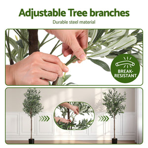 Artificial Olive Tree 155cm | Lifelike Faux Plant | Indoor Decor