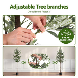 Artificial Olive Tree 180cm | Lifelike Faux Plant | Indoor Decor | 1.8m