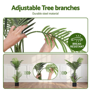 Artificial Palm Tree 100cm | Lifelike Faux Plant | Indoor Decor