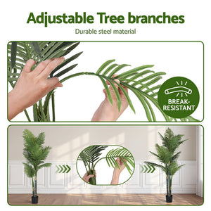 Artificial Palm Tree 180cm | Lifelike Faux Plant | Indoor Decor | 1.8m