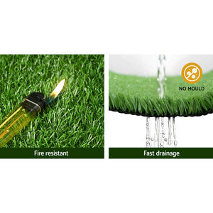 Primeturf 1x10m Artificial Grass | Synthetic Fake | 10SQM Turf Lawn | 17mm Tape