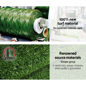 Primeturf 2x10m Artificial Grass | Synthetic Fake | 20SQM Turf Lawn | 17mm Tape