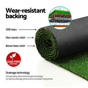 Primeturf 2x10m Artificial Grass | Synthetic Fake | 20SQM Turf Lawn | 17mm Tape