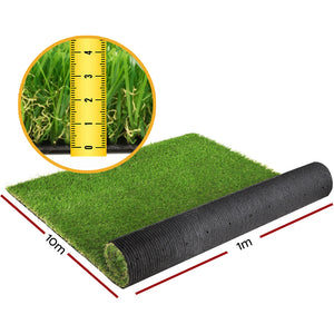 Primeturf Artificial Grass | 40mm | 2mx5m | Synthetic Fake Lawn Turf | Plastic Plant 4-coloured