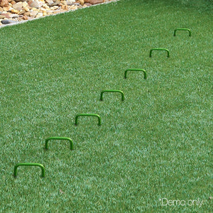 Primeturf Artificial Grass | 100pcs | Synthetic Pins | Fake Lawn Turf | Weed Mat Pegs | Joining Tape