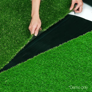 Primeturf Artificial Grass | 15cmx10m | Synthetic Self Adhesive Turf | Joining Tape | Weed Mat