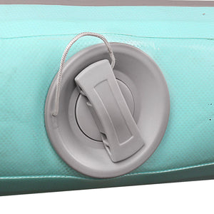 Everfit 3m x 1m Air Track Mat | Gymnastic Tumbling | Mint Green and Grey