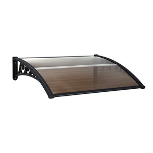 Door Awning | 0.8 x 1.0m | Window Canopy | Brown