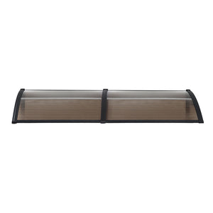 Door Canopy | 0.8 x 2.0m | Window Awning | Brown
