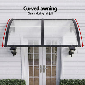 Window Door Awning | 0.8 x 2m Transparent Canopy