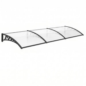 Window Door Awning | 0.8 x 3m Transparent Canopy
