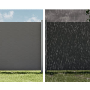 Side Awning Sun Shade | Outdoor Retractable Privacy Screen | 1.8x3M | Grey