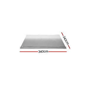 12ft Caravan Awning | RV Replacement Fabric | 3.40M x 2.42M