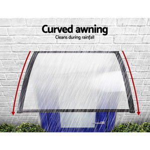 Window Door Awning | 1mx1.2m | Transparent