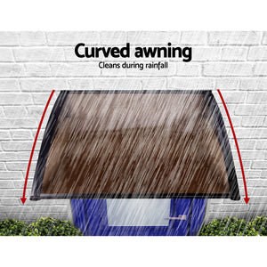 Window Door Awning | 1mx1.2m | Brown