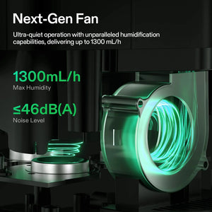 AeroStream H19 Intelligent Humidifier | 19L WiFi-Enabled with Temp & Humidity Probe for Grow Tents & Indoor Spaces