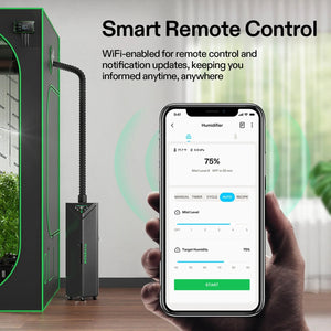 AeroStream H19 Intelligent Humidifier | 19L WiFi-Enabled with Temp & Humidity Probe for Grow Tents & Indoor Spaces