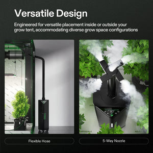 AeroStream H19 Intelligent Humidifier | 19L WiFi-Enabled with Temp & Humidity Probe for Grow Tents & Indoor Spaces