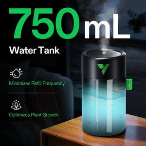 AeroStream U075 USB Humidifier | 750mL Compact Mist Humidifier with 2 Modes & Auto Shut-Off