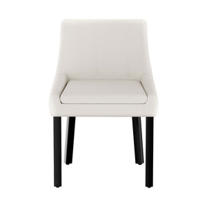 Artiss Dining Chairs | Set of 4 | Corduroy | Wooden Frame | Beige