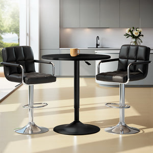 Artiss Bar Table & Stools Set | Dining Desk | Kitchen Chairs | Cafe Pub | Contemporary